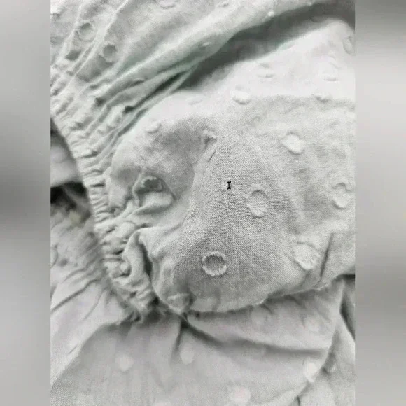 R. Vivimos Womens Size L 12/14 Summer Half Sleeve Cotton Ruffled Dress - Picture 12 of 12